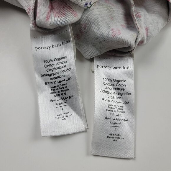 Pottery Barn Kids Rifle Paper Co. Nutcracker Pajamas Set Size 6 Organic Cotton - Picture 7 of 8